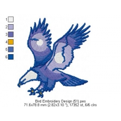 Bird Embroidery Design 51